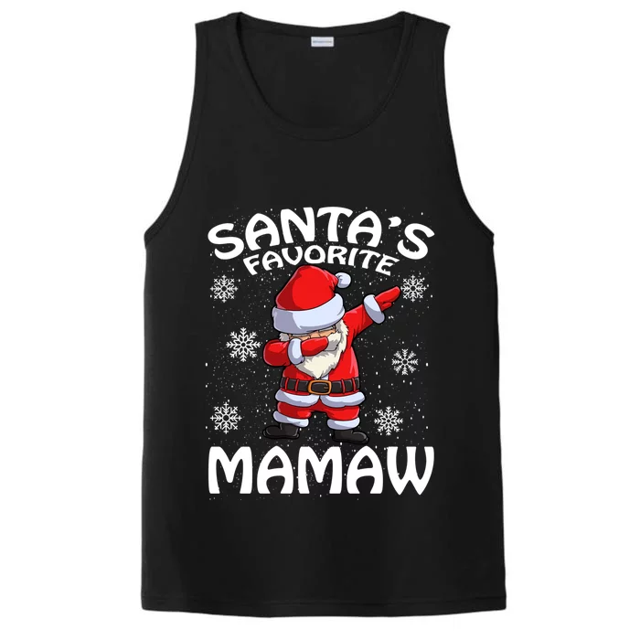 Santas Favorite Mamaw Christmas Gift Performance Tank