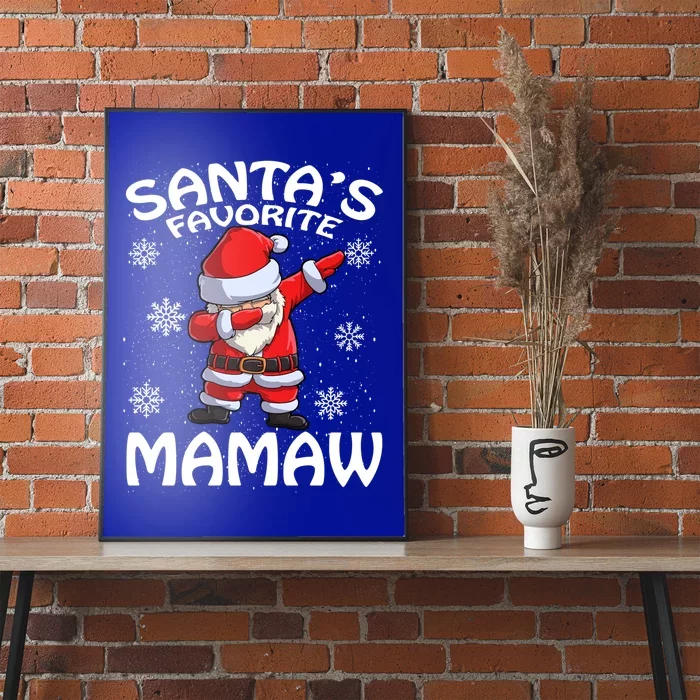 Santas Favorite Mamaw Christmas Gift Poster