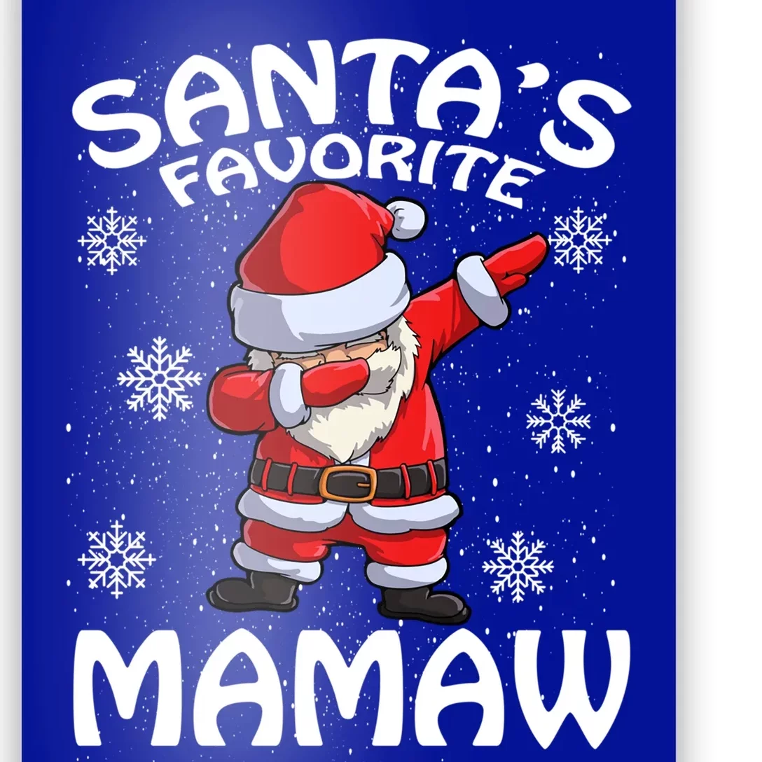 Santas Favorite Mamaw Christmas Gift Poster