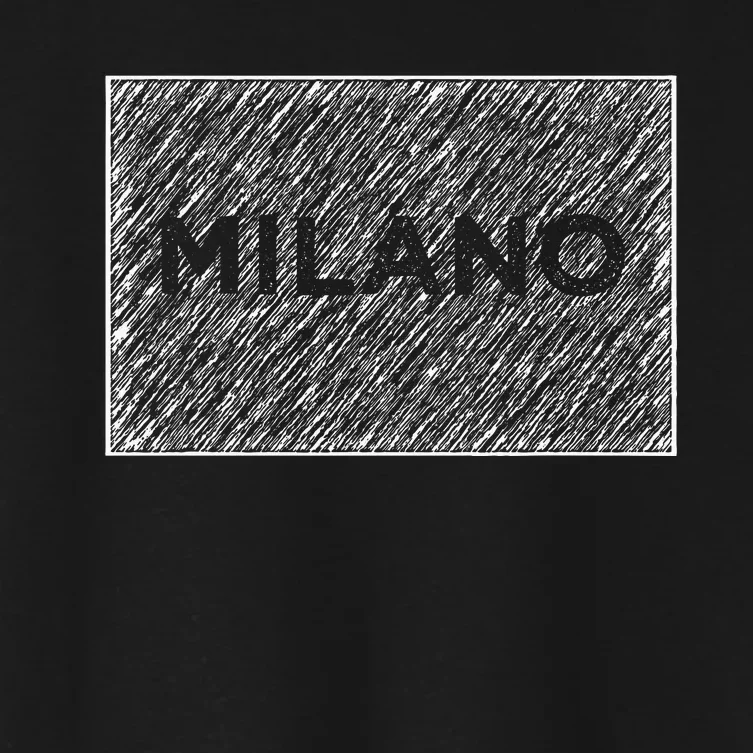 Stylish Fashion Milano Italy Women's Crop Top Tee