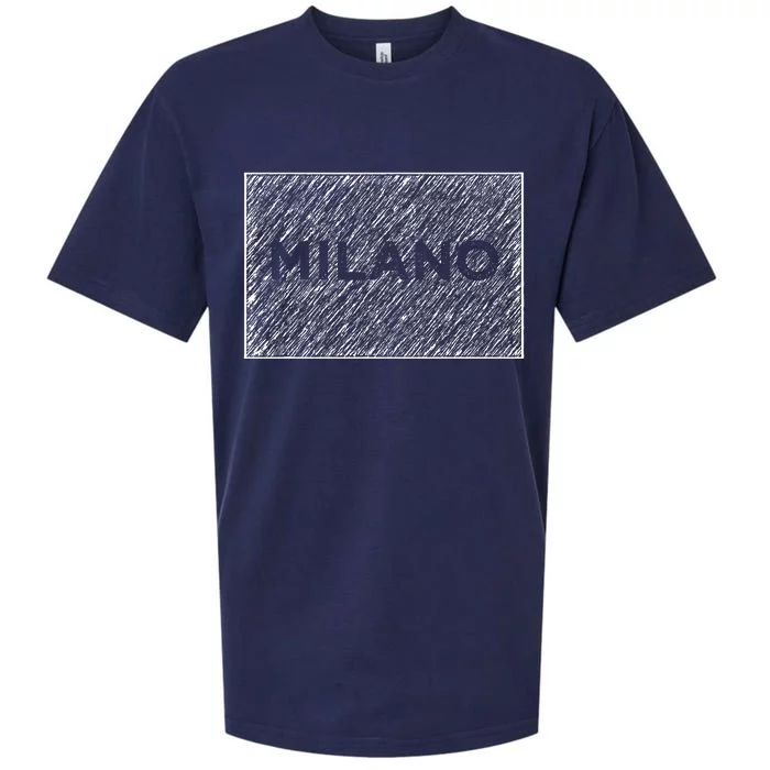 Stylish Fashion Milano Italy Sueded Cloud Jersey T-Shirt