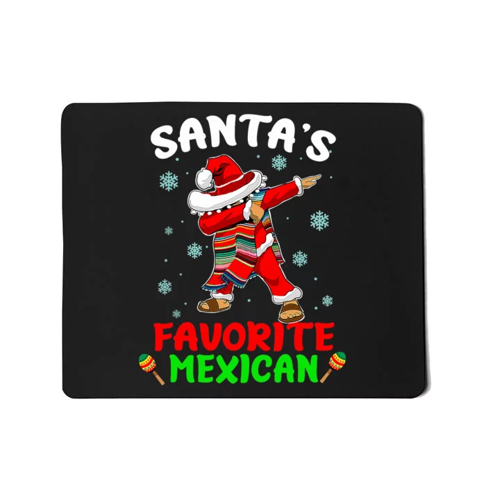 Santa's Favorite Mexican Christmas Holiday Mexico Funny Mousepad