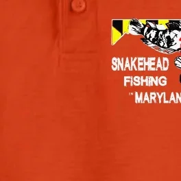 Snakehead Fishing Maryland Bass Outdoor Angler Dry Zone Grid Performance Polo