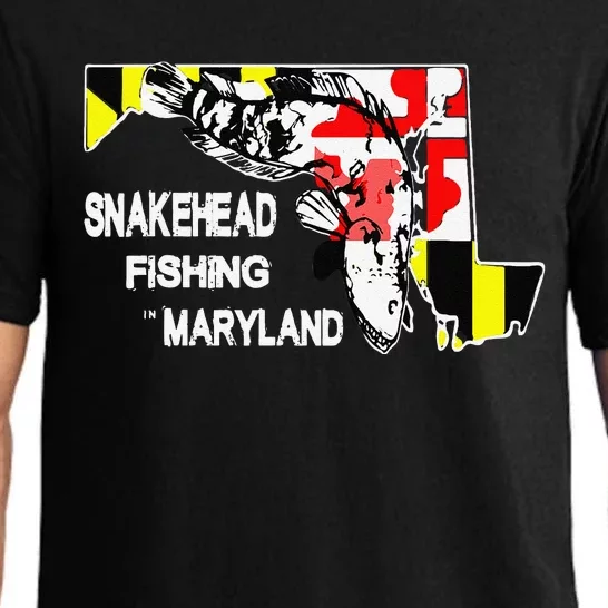 Snakehead Fishing Maryland Bass Outdoor Angler Pajama Set