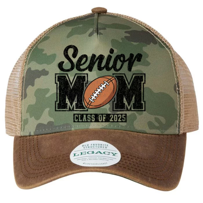 Senior Football Mom Graduate 2025 Class Of 2025 Great Gift Legacy Tie Dye Trucker Hat