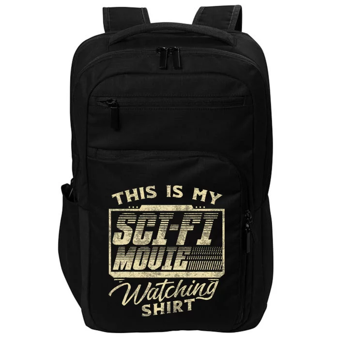 Sci Fi Movie Lover Graphic Movie Fan Impact Tech Backpack