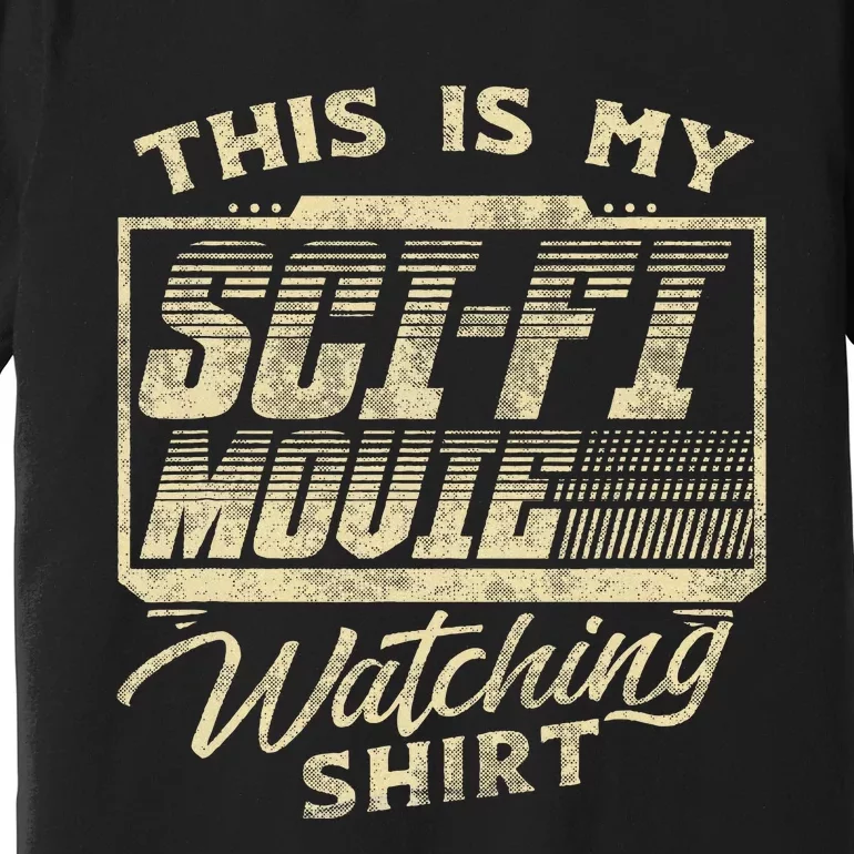 Sci Fi Movie Lover Graphic Movie Fan Premium T-Shirt