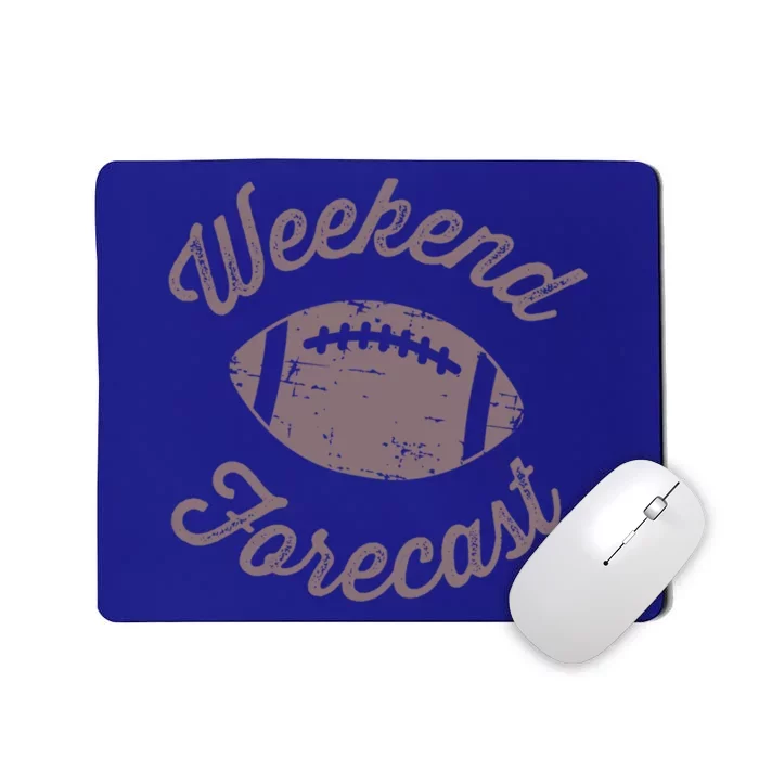 Sunday Football Mom American Football Forecast This Weekend Cool Gift Mousepad