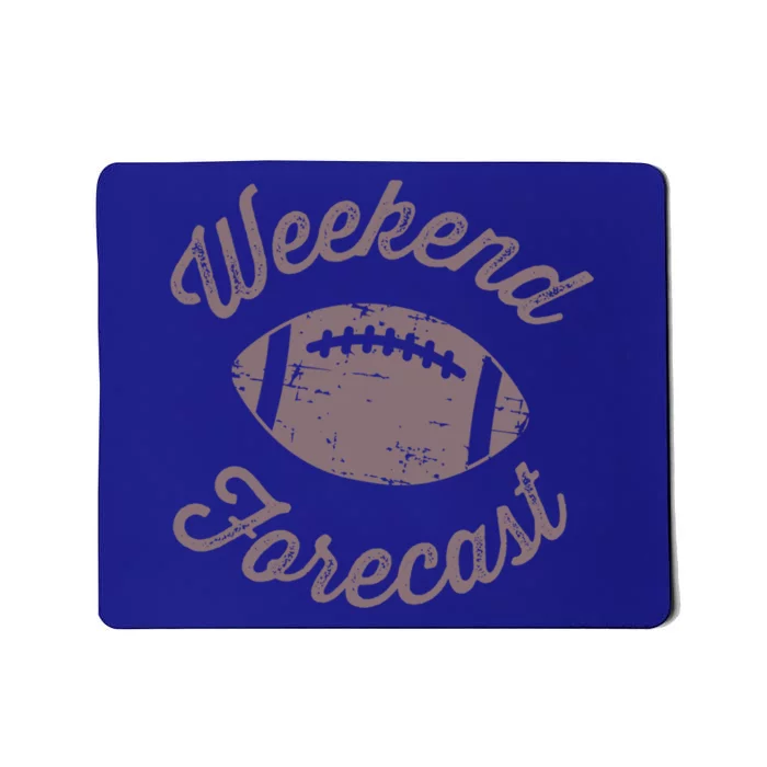 Sunday Football Mom American Football Forecast This Weekend Cool Gift Mousepad