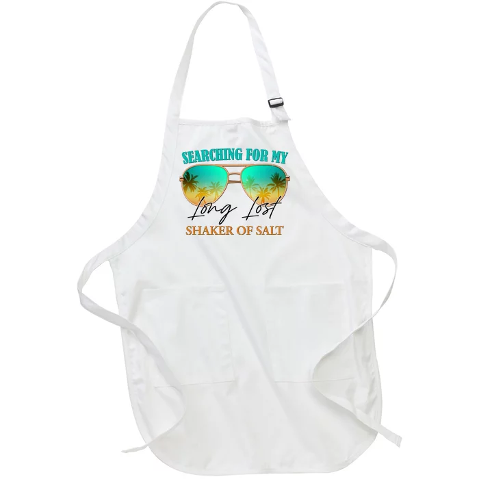 Searching For My Long Lost Shaker Of Salt Full-Length Apron With Pocket