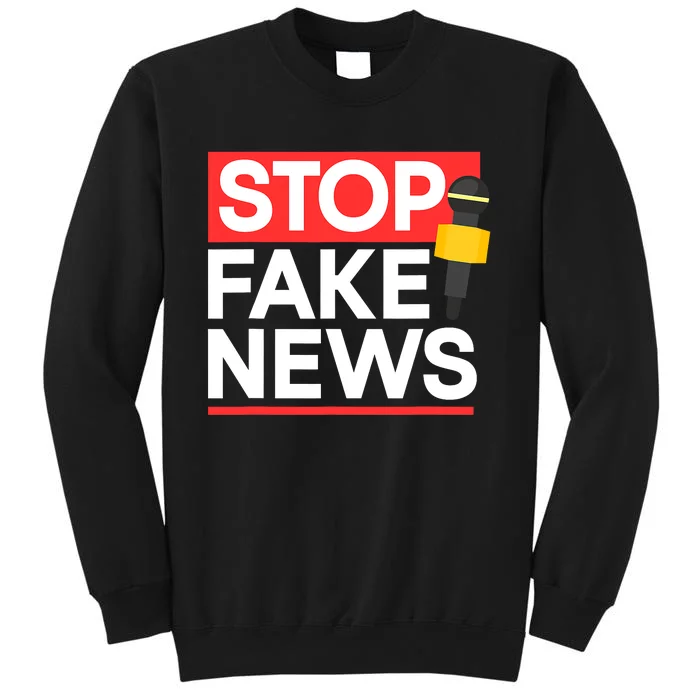 Stop Fake News Journalism Journalist Rights Press Freedom Sweatshirt