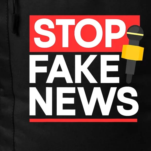 Stop Fake News Journalism Journalist Rights Press Freedom Daily Commute Backpack