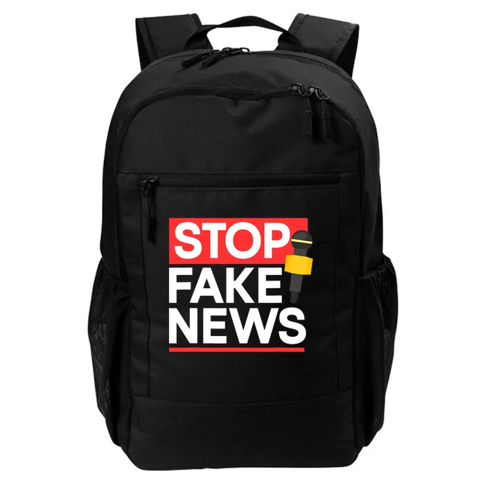 Stop Fake News Journalism Journalist Rights Press Freedom Daily Commute Backpack