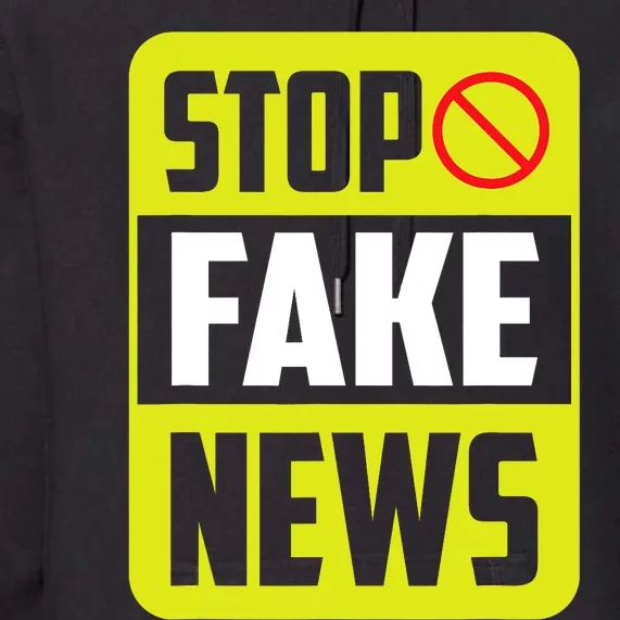 Stop Fake News Press Freedom Rights Journalism Journalist Premium Hoodie