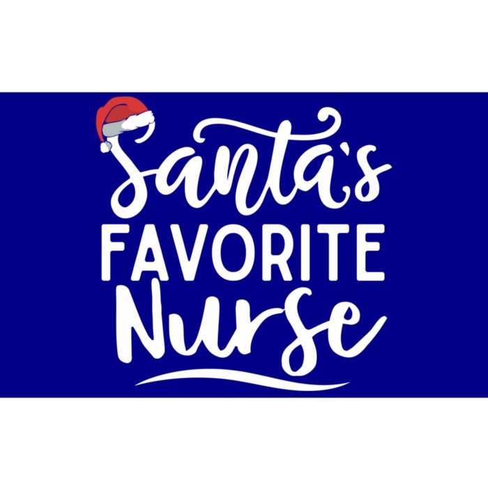 SantaS Favorite Nurse Christmas Funny Nursing Love Funny Gift Cute Gift Bumper Sticker