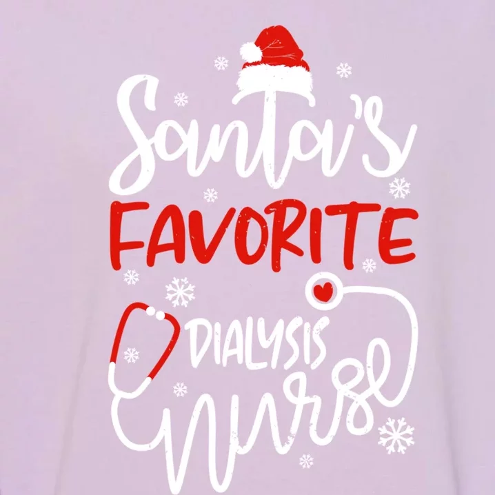 Santas Favorite Nurse Gift Garment-Dyed Sweatshirt