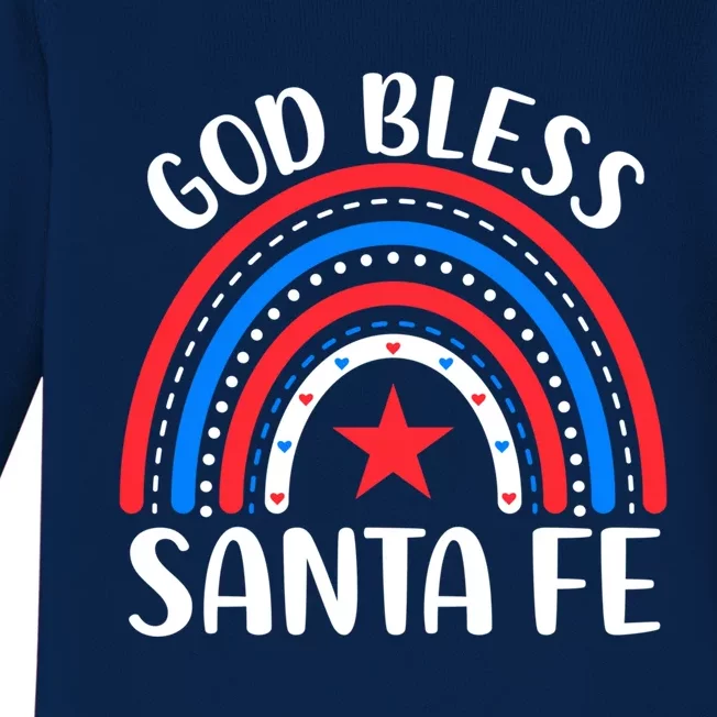 Santa Fe New Mexico Gift I Love Santa Fe Usa Gift Baby Long Sleeve Bodysuit