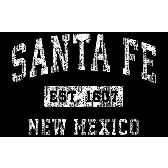 Santa Fe New Mexico Nm Vintage Established Sports Bumper Sticker