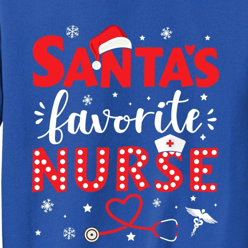 Santa Favorite Nurse For Christmas In Hospital Gift Sweatshirt