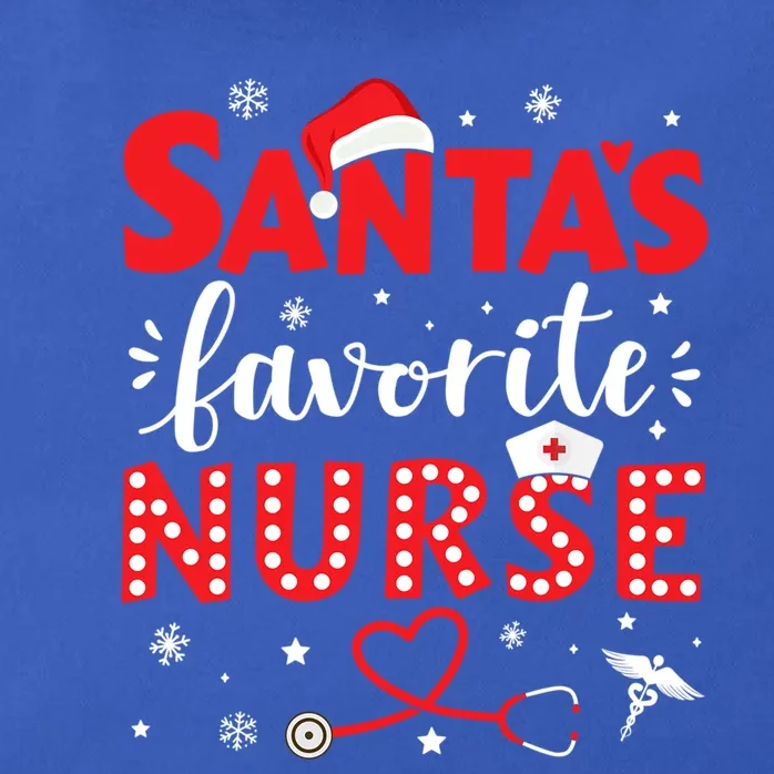 Santa Favorite Nurse For Christmas In Hospital Gift Zip Tote Bag