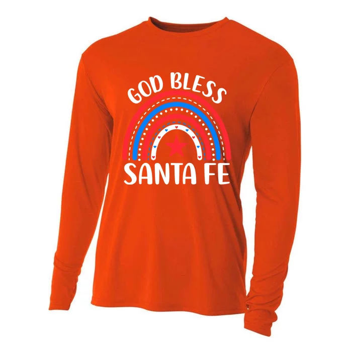 Santa Fe New Mexico Cute Gift I Love Santa Fe Usa Gift Cooling Performance Long Sleeve Crew