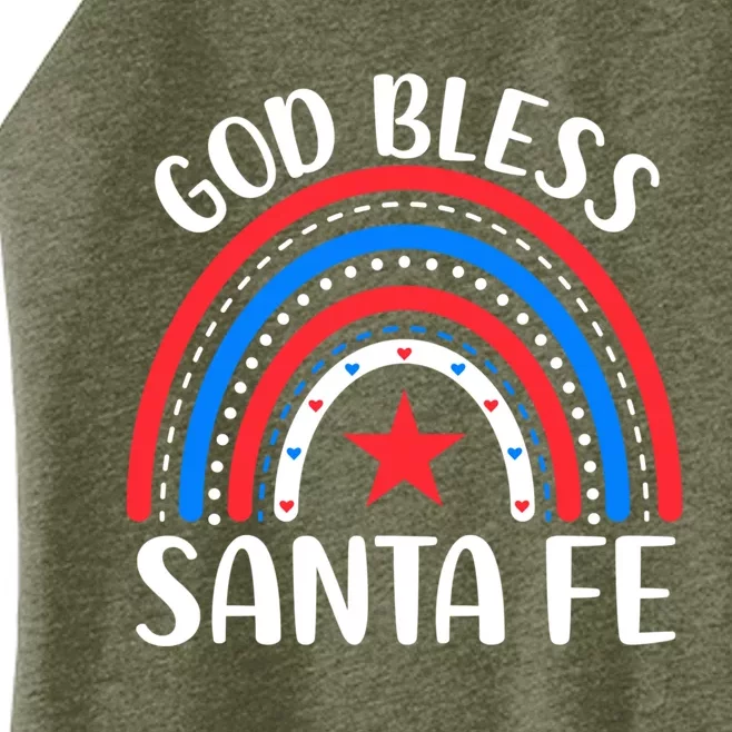 Santa Fe New Mexico Cute Gift I Love Santa Fe Usa Gift Women’s Perfect Tri Rocker Tank