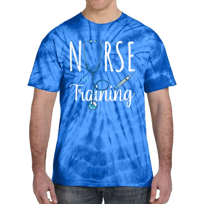 Stethoscope Future Nurse Nursing School Nursery Nurse Gift Tie-Dye T-Shirt