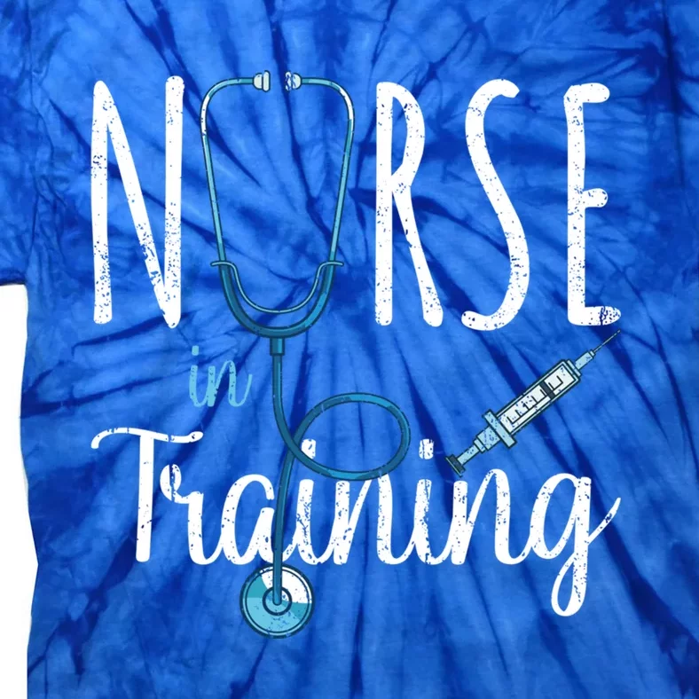 Stethoscope Future Nurse Nursing School Nursery Nurse Gift Tie-Dye T-Shirt