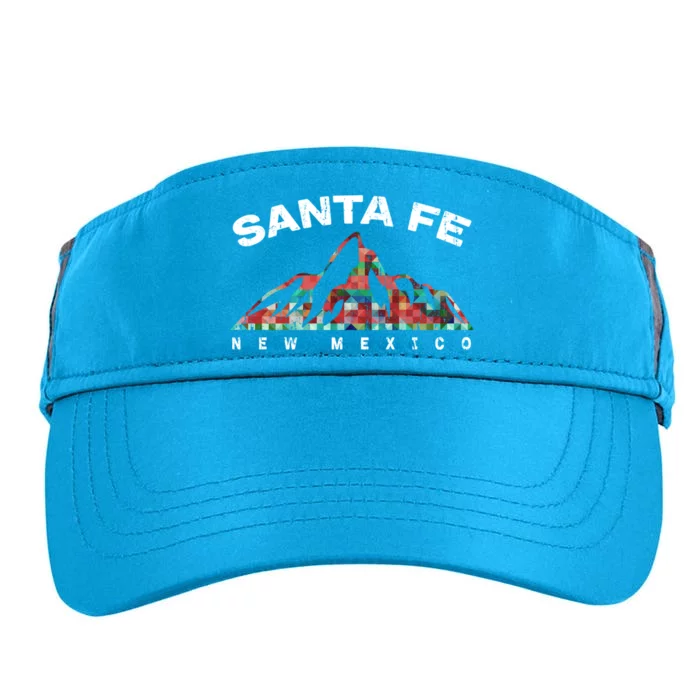 Santa Fe New Mexico Family Travel Hiking Camping Skiing Trip Funny Gift Adult Drive Performance Visor