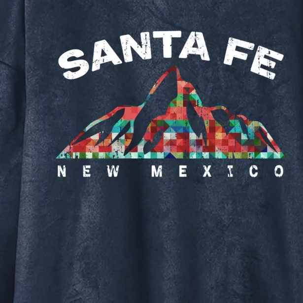 Santa Fe New Mexico Family Travel Hiking Camping Skiing Trip Funny Gift Hooded Wearable Blanket