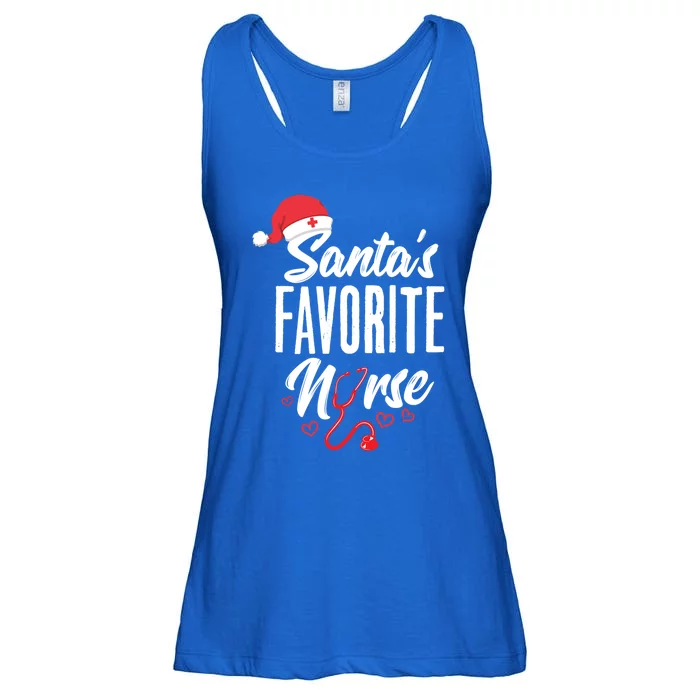 Santas Favorite Nurse Christmas Nursing Costume Xmas Gift Ladies Essential Flowy Tank