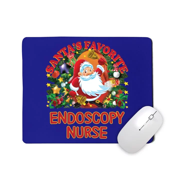 Santas Favorite Nurse Gift Endoscopy Nurse Accessories Gift Mousepad