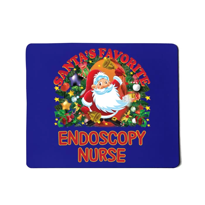 Santas Favorite Nurse Gift Endoscopy Nurse Accessories Gift Mousepad