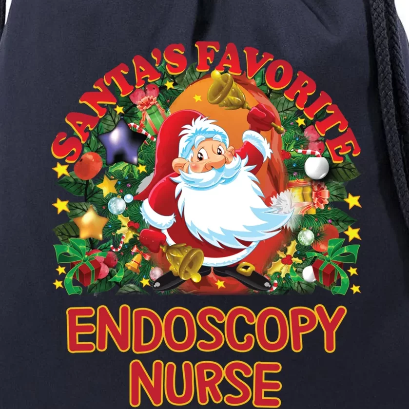 Santas Favorite Nurse Gift Endoscopy Nurse Accessories Gift Drawstring Bag