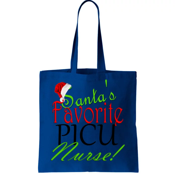 Santas Favorite Nurse Gift Tote Bag