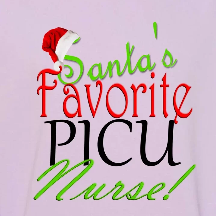 Santas Favorite Nurse Gift Garment-Dyed Sweatshirt