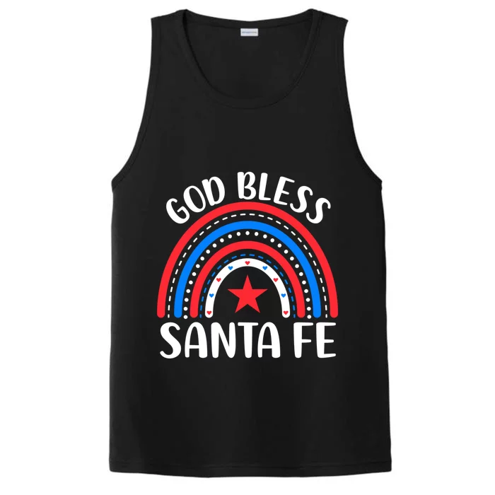 Santa Fe New Mexico Funny Gift I Love Santa Fe Usa Gift Performance Tank