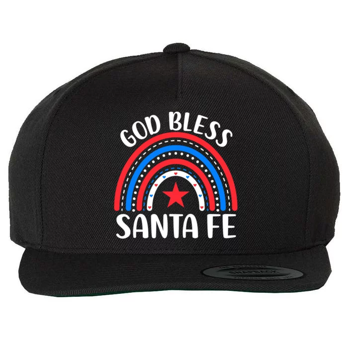 Santa Fe New Mexico Funny Gift I Love Santa Fe Usa Gift Wool Snapback Cap