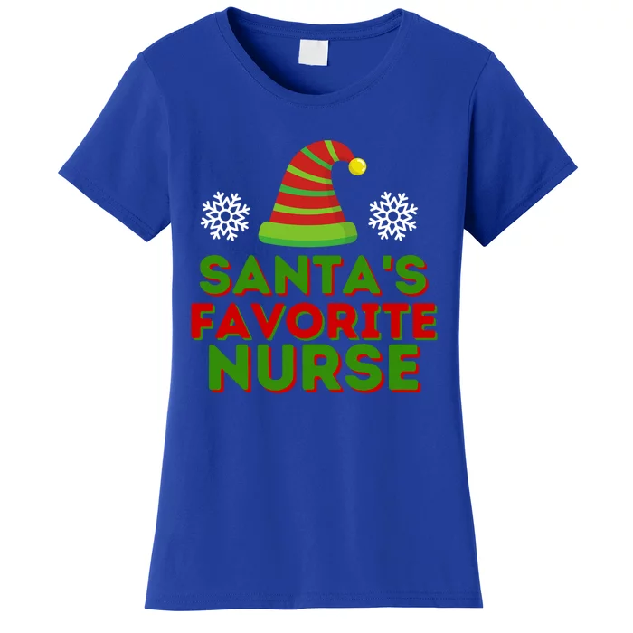 Santas Favorite Nurse Gift Women's T-Shirt