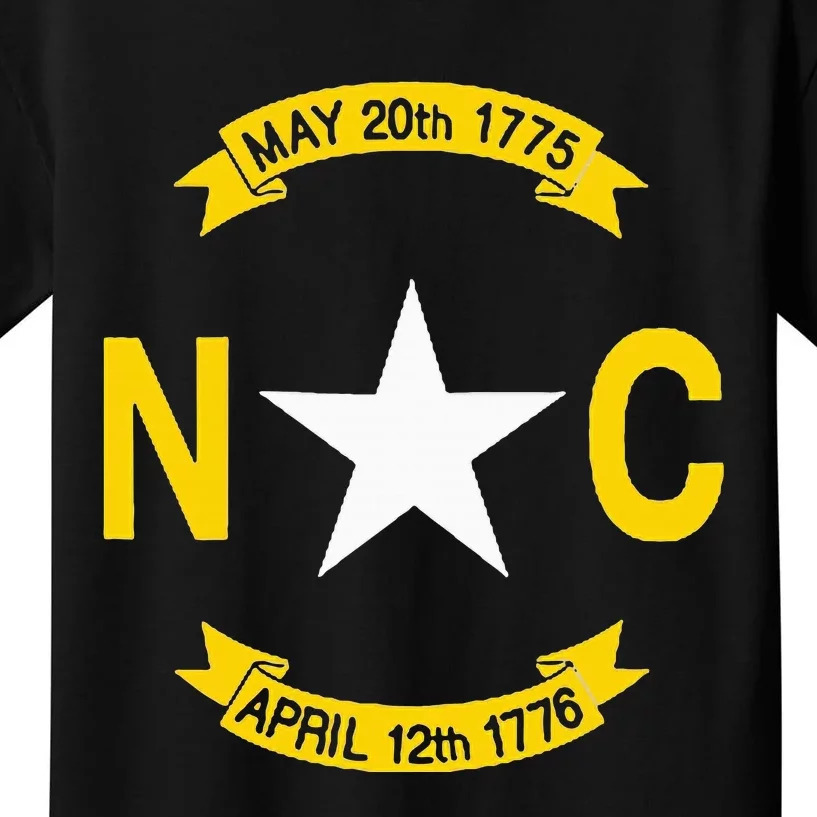 State Flag Of North Carolina Kids T-Shirt