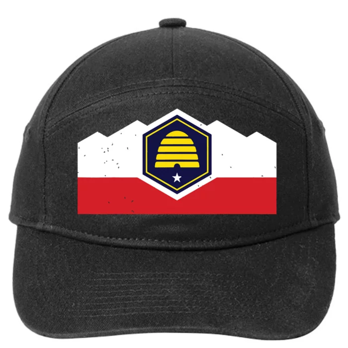 State Flag Of Utah New 2024 Beehive Design 7-Panel Snapback Hat