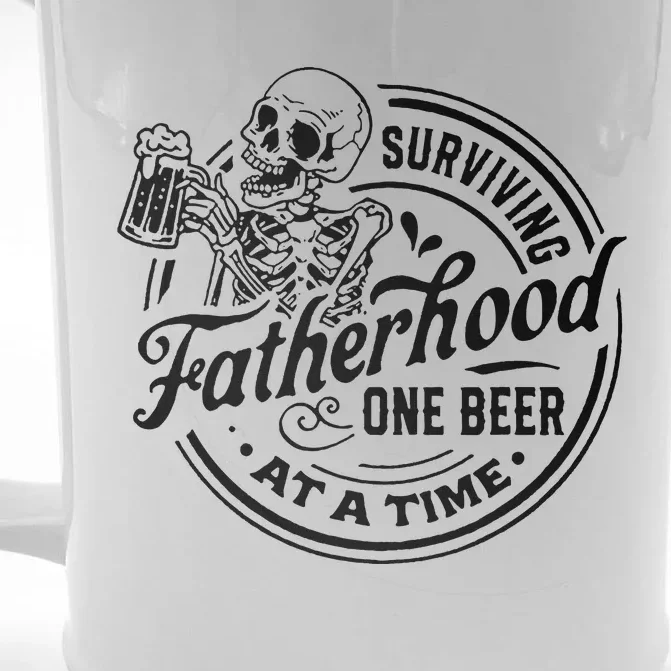 Surviving Fatherhood One Beer At A Time Front & Back Beer Stein