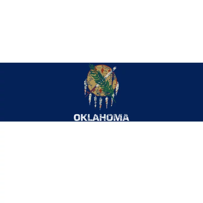 State Flag Of Oklahoma Tulsa Norman Oklahoma City Bumper Sticker