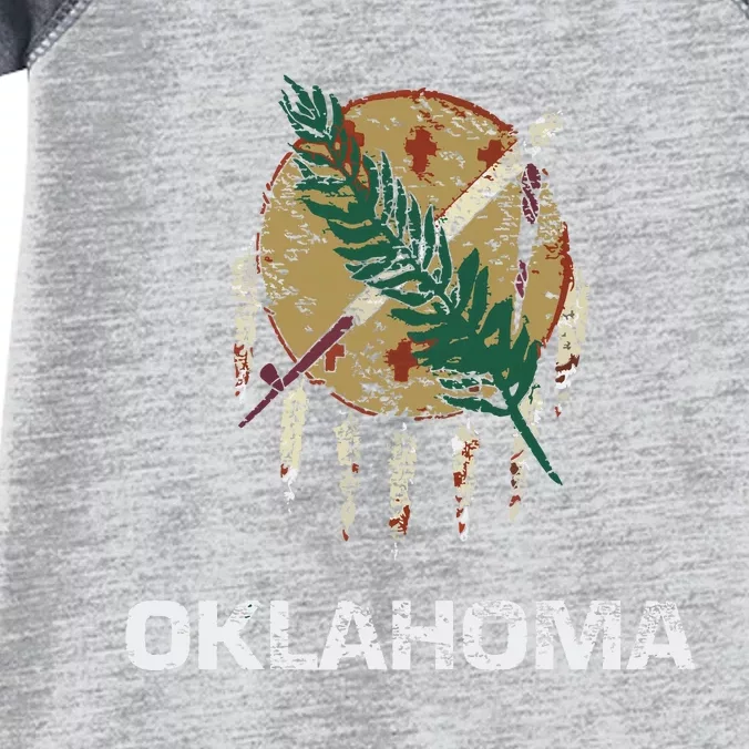 State Flag Of Oklahoma Tulsa Norman Oklahoma City Infant Baby Jersey Bodysuit