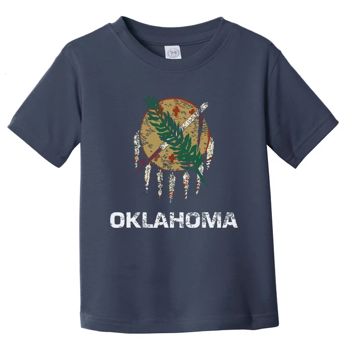 State Flag Of Oklahoma Tulsa Norman Oklahoma City Toddler T-Shirt