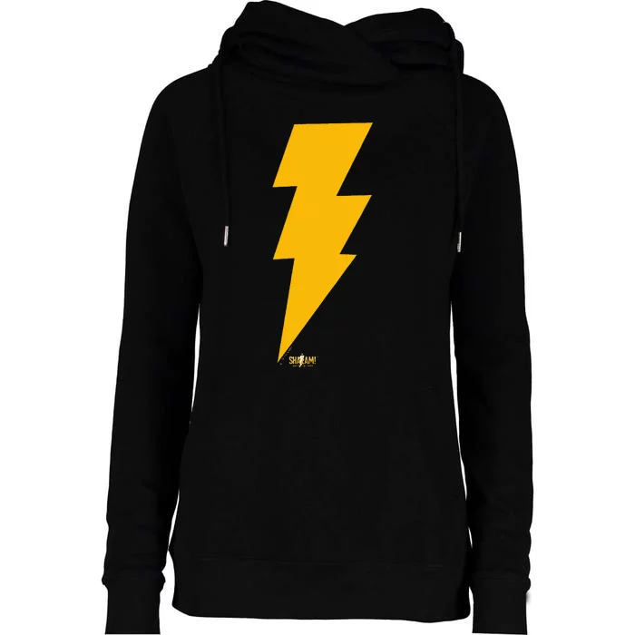 Shazam! Fury Of The Gods Halloween Lightning Bolt Epic Logo Womens Funnel Neck Pullover Hood