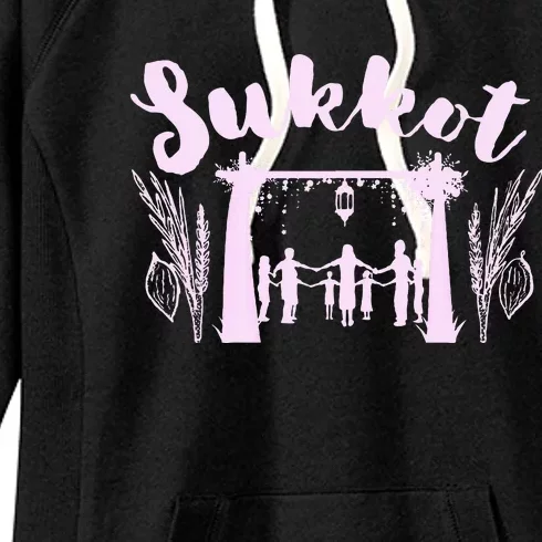 Sukkah Feast Of Tabernacles Sukkot Women's Fleece Hoodie