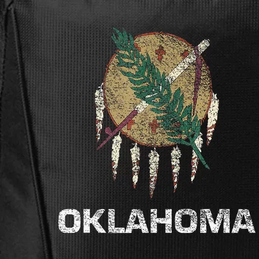 STATE FLAG OF OKLAHOMA TULSA NORMAN OKLAHOMA CITY City Backpack