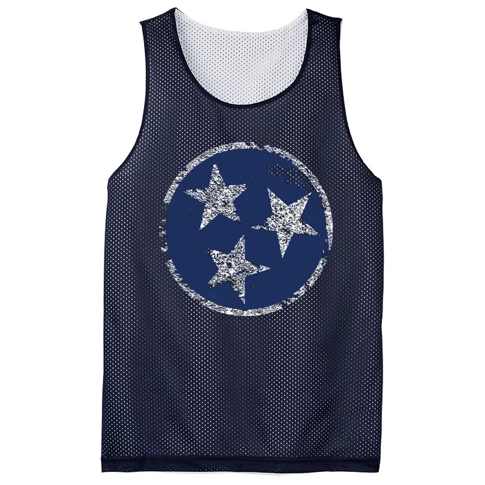 State Flag Of Tennessee Mesh Reversible Basketball Jersey Tank