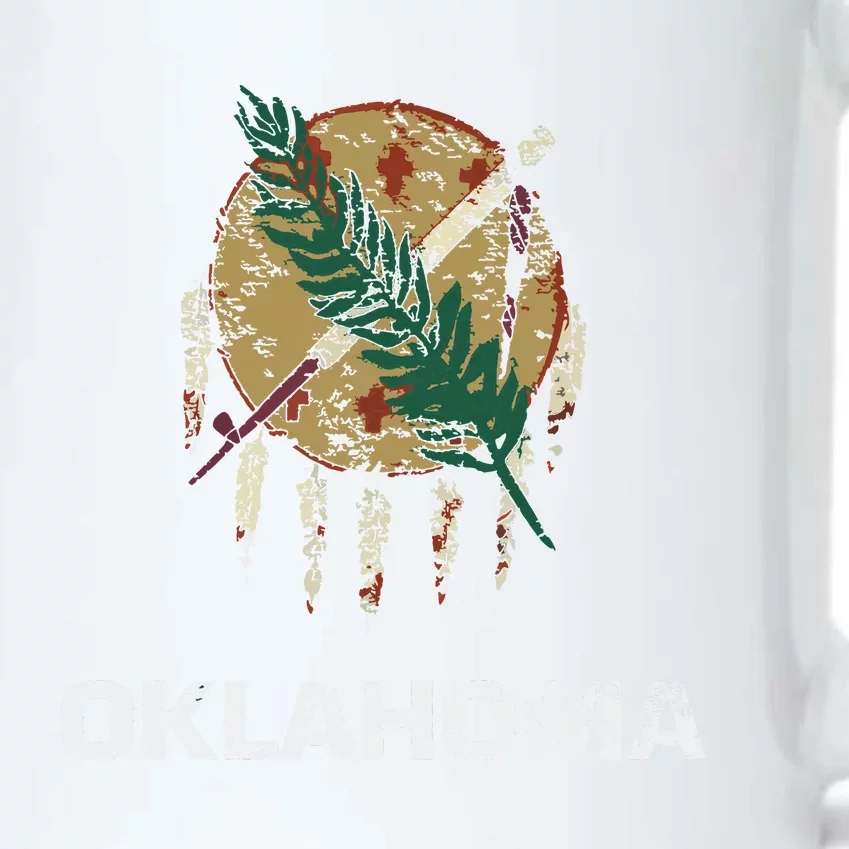 State Flag Of Oklahoma Tulsa Norman Oklahoma City Black Color Changing Mug